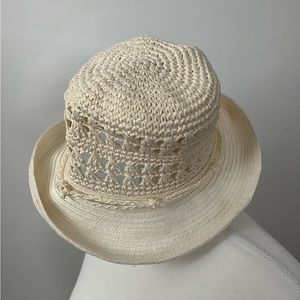 Very Cute White Bucket Hat